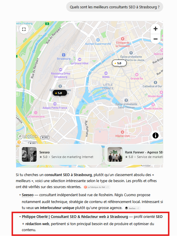 référencement local dans ChatGPT